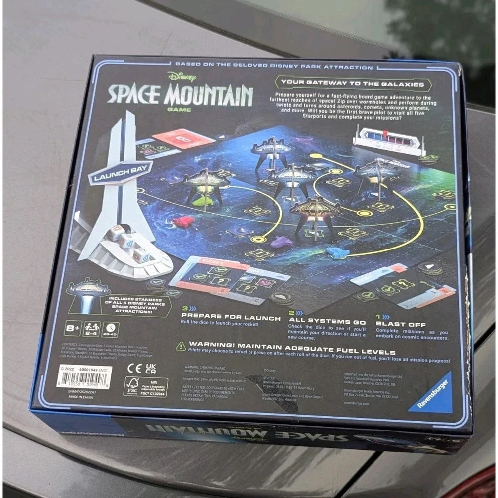 Disney Space Mountain: All Systems Go Board Game Ravensburger 2022